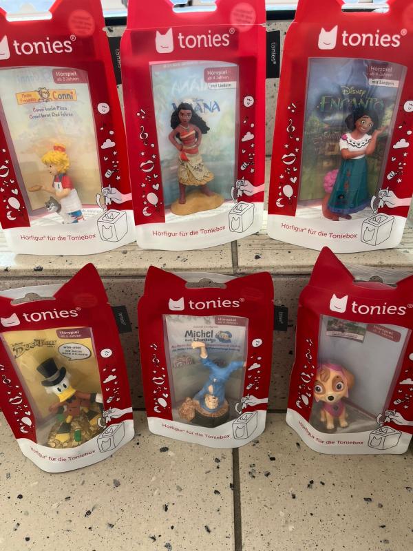 Weitere Tonies schön präsentiert