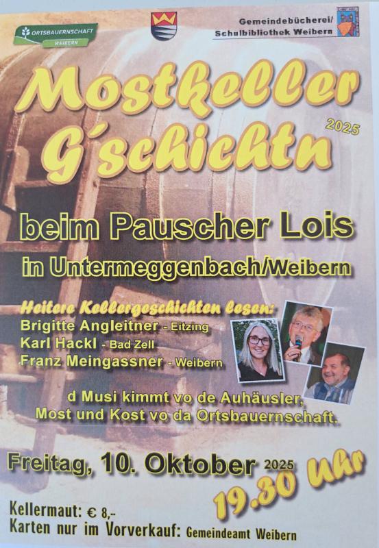 Einladung Mostkellergeschichten